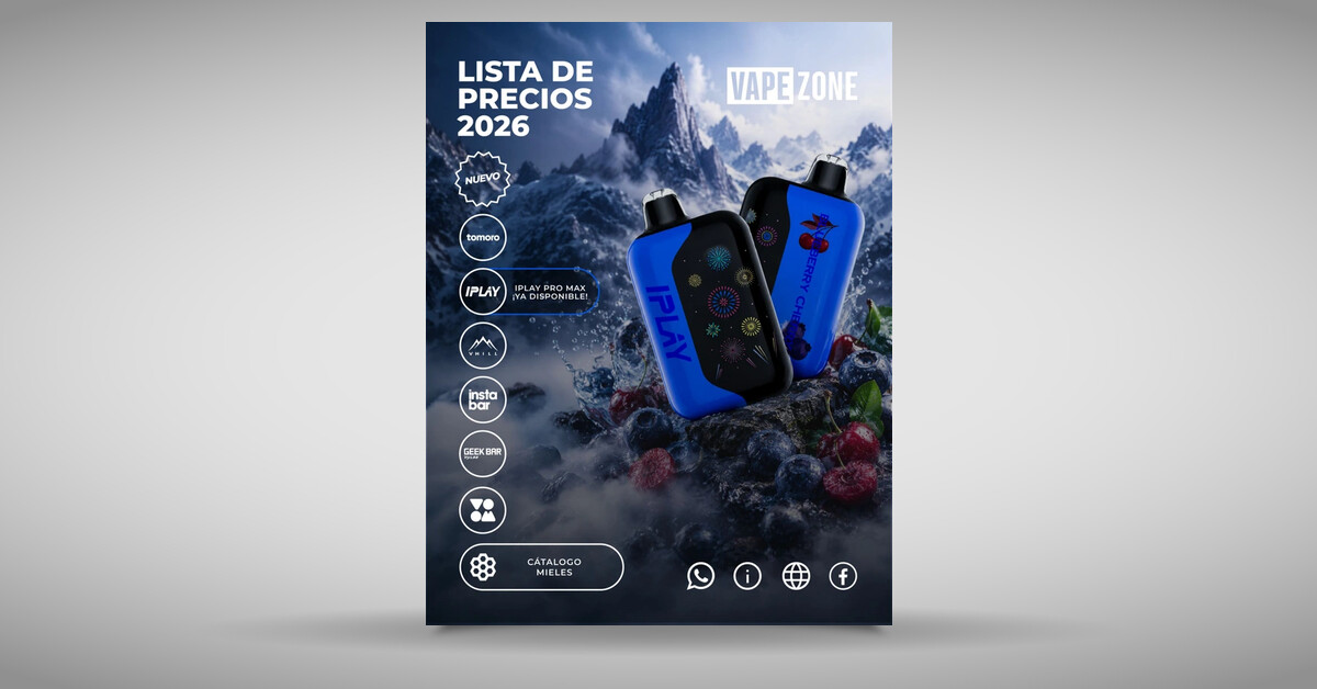 Vapezone - Catálogo y Lista de Precios Mayoreo 2025 - V55.4.1