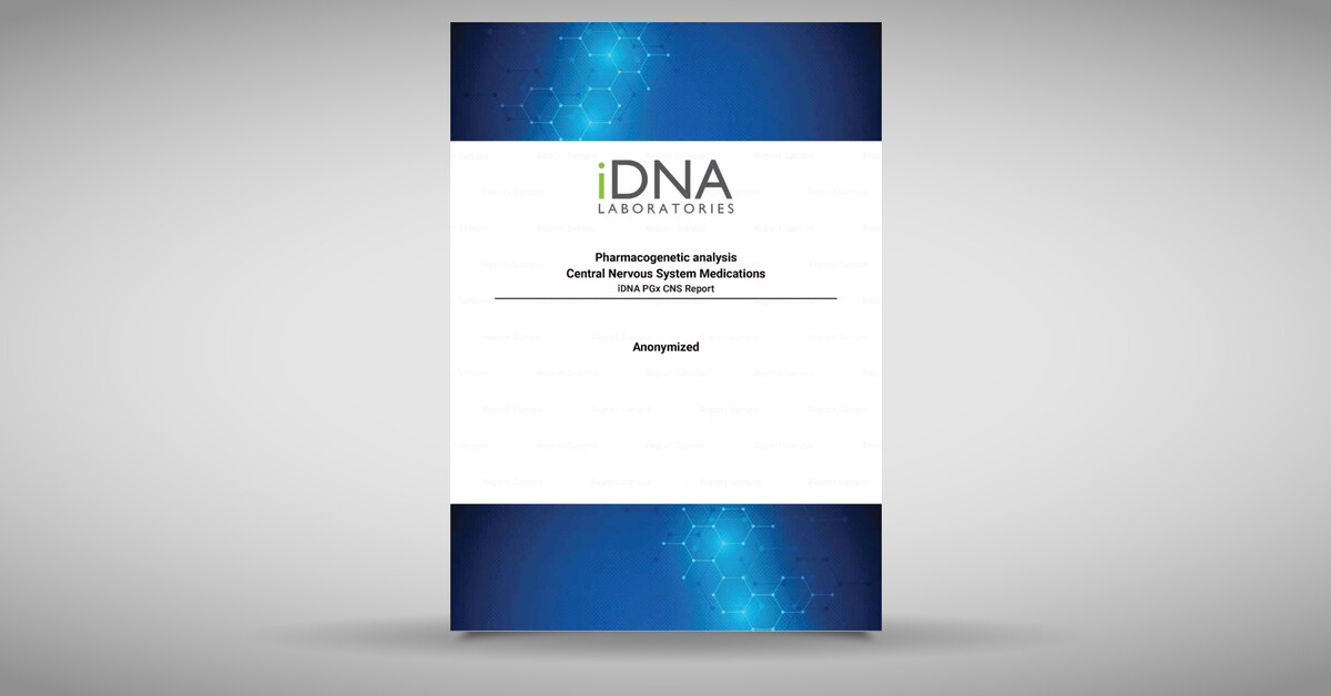 iDNA PGx CNS Sample Report