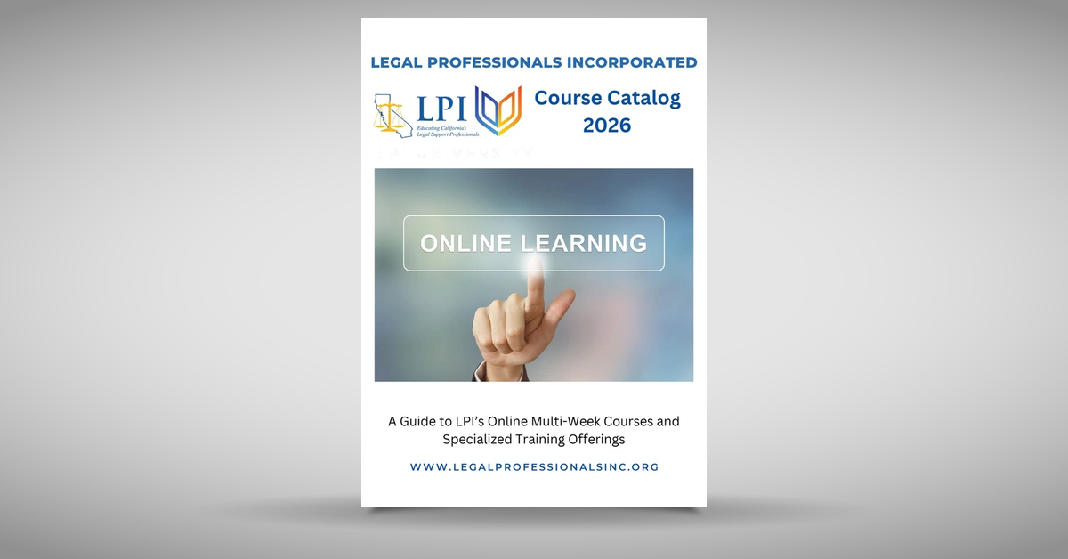 Online Flipbook | LPI Course Catalog 2026