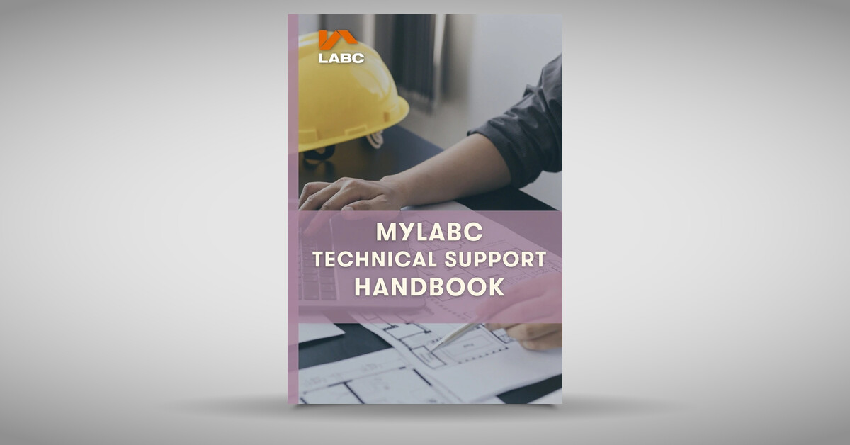 myLABC TECHNICAL SUPPORT HANDBOOK