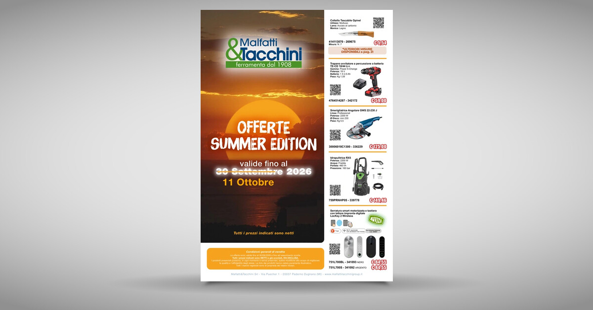VOLANTINO SUMMER EDITION